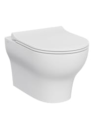 Унитаз подвесной Vitra Zentrum Round 355х520х400 без сиденья,антибакт. покр.,безободк. 7786B003-0075