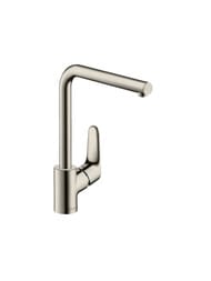 Смеситель Hansgrohe Focus M41 для кухни 280 мм поворотный излив сталь 31817800