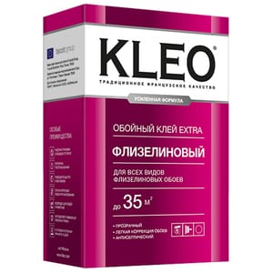 Клей KLEO EXTRA 35 для флизелиновых обоев, сыпучий, 240гр