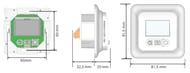  Ensto ECO16LCDJR 2300/3600W, 16 , ,   , 
