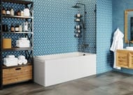 Ванна акриловая VAGNERPLAST HERA 180 (1800х800х430) прямоугольная, белая VPBA180HER2X-04