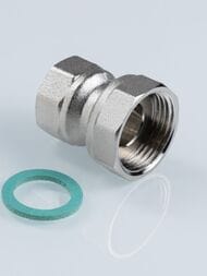 Муфта VALTEC 3/4"х1/2" ВВ с накидной гайкой, VTr.614.N.0504