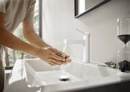  Hansgrohe Finoris 76010700   100,   Push-Open,  