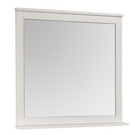 Зеркало AQUATON Леон 80 1A186402LBPS0 800х803х119 мм, с полочкой, без подсветки, цвет:  дуб белый
