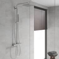 Душевая система Grohe Euphoria XXL 26187000 термостат для душа, верхний и ручной душ, штанга