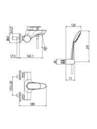 ��������� GATTONI H20mix7000 70000/70CO ��� �����/����, ���������, ����