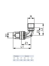  TECElogo 90* 32  1"  ,  8713206
