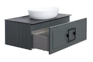 Тумба под раковину La Fenice Cubo Grigio 80 см (776х469х350) серая матовая FNC-01-CUB-G-80