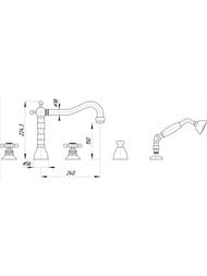 ��������� �� ���� ����� Migliore ARCADIA �� 5 ���������, ������ ML.ARC-8380.BR