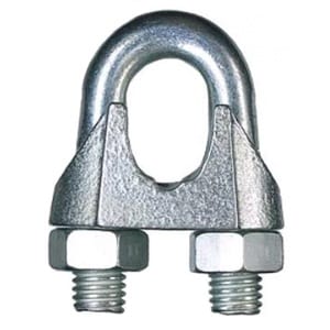 Зажим для каната/троса DIN 741 Zn М10 (2 шт.) оцинковка, КР.070023