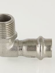 Пресс угольник VALTEC 22х3/4"Н, 90° нерж. сталь, VTi.953.I.002205