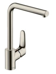 Смеситель Hansgrohe Focus M41 для кухни 280 мм поворотный излив сталь 31817800