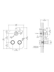 ��������� ��� ���� ����������� Devon&Devon DDMRBL348CR ������� �����, �� 2 ������, ���� ����/������