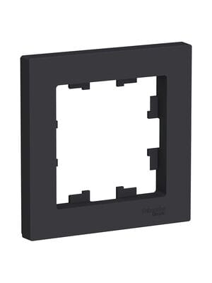 Рамка Systeme Electric ATLASDESIGN 1 пост карбон ATN001001