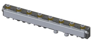 Гребенка ELSEN DN25 4 контура, в теплоизоляции, Q=3.5 м3/ч, EWG25.04
