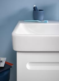 Умывальник подвесной Duravit No.1 450х350х140мм, перелив, отверстие под смеситель, белый 07434500002