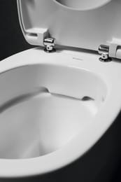 Инсталляция Geberit Duofix белая клавиша+Унитаз iCon без ободка+Сиденье Slim микролифт 500.300.01.I