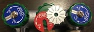 Коллектор регулируемый FAR 1"ВН на 3 отвода 3/4"Н, соед.eurokonus, FK 3822 134