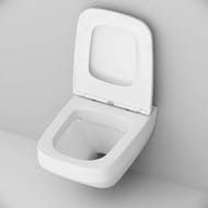 Унитаз подвесной AM.PM Inspire V2.0 безободковый 390х550х410, с сиденьем, белый мат. C50A1700MWSC