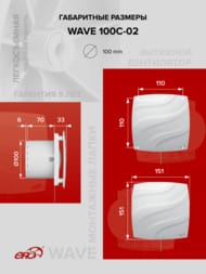 ���������� ERA WAVE D100 ���������, 100 �3/�, 25 ��, ���.������, ���.����, �����, WAVE 100C-02