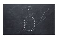 Столешница La Fenice Granite Black Olive Light Lappato Terra 60 (615х470х10) черная FNC-VS03-TER-60