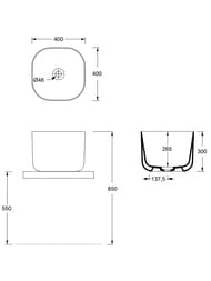 �������� ��������� Alice Unica 400�400�300 ��� ��������� ��� ���������, ����� ������ 32140101
