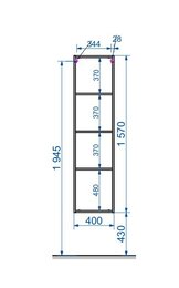 ����� Estet Dallas Luxe 400�340�1570 ���������, ��������������, ���� ����� ��-00001946