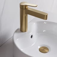 Раковина накладная BelBagno (370x370x130) круглая, с отверстием под смеситель, белая BB1400