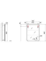 ���������� ���� Jorno Modul 60 (600�140�800) � ����������, ����� Mol.03.60/P/W/JR