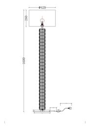 ��������� ���������� Maytoni DIA008FL-01CH, IP20, E27�5, ����