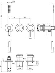 ��������� ��� ���� FIMA Carlo Frattini SPILLO UP ������������, � ������, �������� ������ F3049WX8ZL