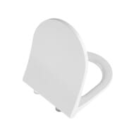 Сиденье для унитаза VitrA Integra (Интегра) 131-003-009 круглое белое дюропласт с микролифтом — миниатюра 1