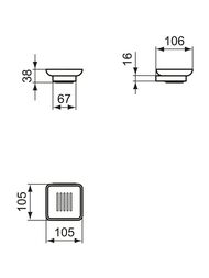 �������� Ideal Standard CONCA ����������, ������� T4508GN