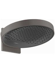 Верхний душ Hansgrohe Rainfinity 360мм 1jet с настенным держателем, шлиф.черный хром 26230340 — миниатюра 1