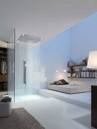 Верхний душ Axor ShowerHeaven 10627800 720х720мм потолочный монтаж, 3 режима, с подсветки, нерж — изображение 4