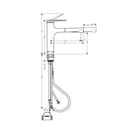 ��������� Hansgrohe Zesis M33 2jet ��� ����� 160�� � �������� �����, sBox lite, ���.����� 74804800