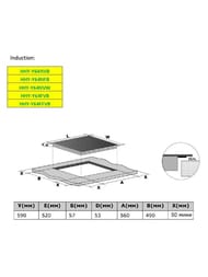 ������������ �������� ������ HAIER HHY-Y64NFB (590�520) 4 ���� �������, ������ TD0032391RU