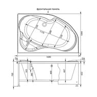 Панель фронтальная Aquanet CAPRI 170 R 155532