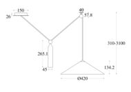 ��������� ���������� Maytoni Peso (����) P080PL-01B, 60��, IP20, E27, ������