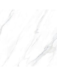 Керамогранитная плитка Staro Oasis Statuario Platina Polished (600х600) под мрамор, белая (кв.м.) — миниатюра 1