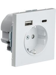 ������� Systeme Electric ATLASDESIGN 16� � 2 USB A+C 5�/2,4�/3,0� 2�5�/1,5� �������� ����� ATN000132