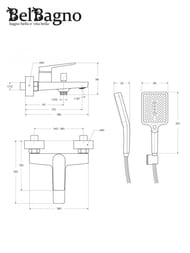 ��������� ��� �����/���� BelBagno ARDENTE-VASM-CRM ���������, �������������, � ���.����������, ����