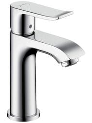 Смеситель Hansgrohe Metris 31186000 для раковины однорычажный, без сливного гарнитура, хром — миниатюра 1