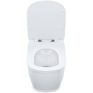 Унитаз подвесной IDDIS Oxford (520х360х400) безободковый, с тонким сиденьем, белый OXFRDSEi25