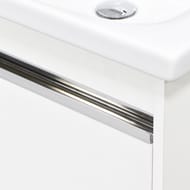 Тумба под раковину AQUATON Капри 80 1A230201KP010 760x429x505 подвесная, 1 ящик, белый глянец