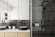 Плитка настенная EQUIPE MANACOR Black (75х150) черная, 26906 (кв.м.)