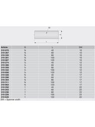 Ниппель VIEGA 3/4"Нх60мм бронза арт. 319 298