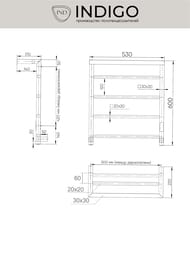 ����������������� Indigo Forma (electr�) �/� 600�500 ���.������, ����.�����, ����. ����,LEF60-50BRRt