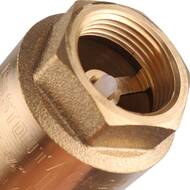 Клапан обратный STOUT 3/4" пружинный муфтовый с пластиковым седлом SVC-0012-000020