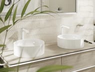 Раковина Hansgrohe Xuniva S 400х400х95 накладная, без перелива, белая 60164450 — изображение 7